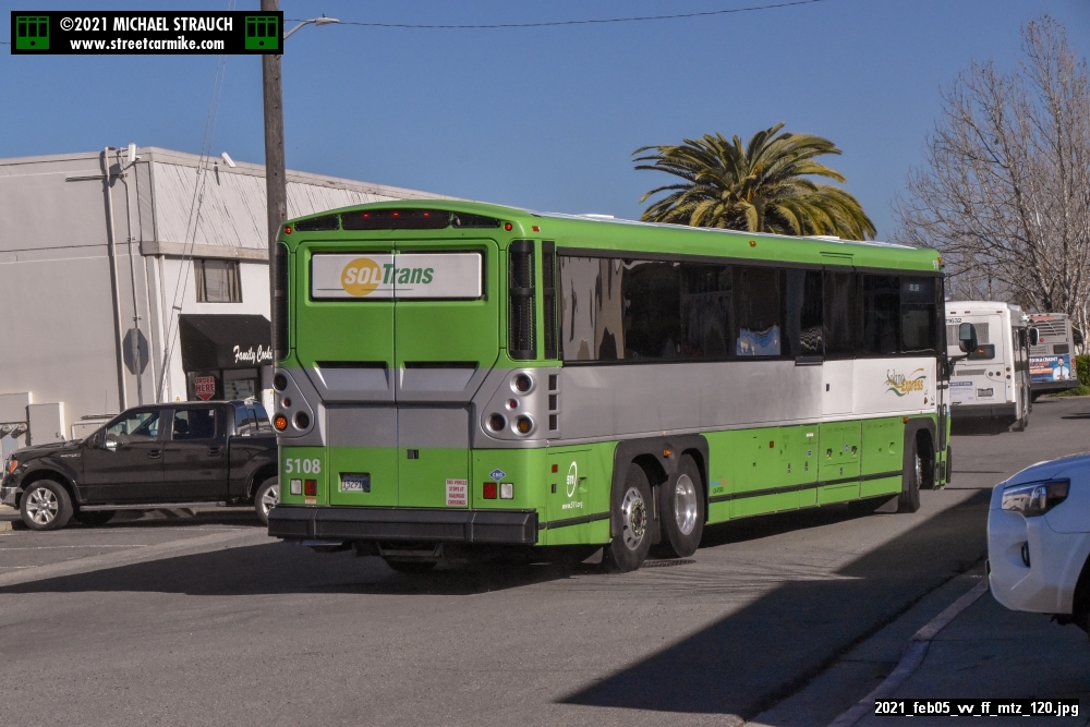 Solano County Transit (SolTrans) MCI Buses 5100 Series @ streetcarmike.com